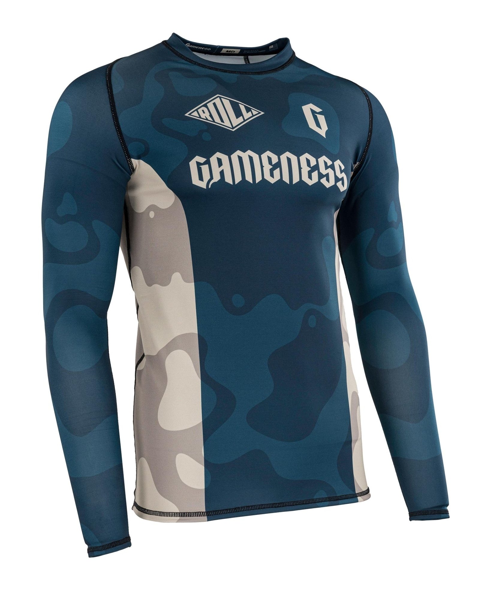 Gameness Men's Long Sleeved Meeting Of The Waters Rash Guard gameness-mens-long-sleeved-meeting-of-the-waters-rashguard-531432