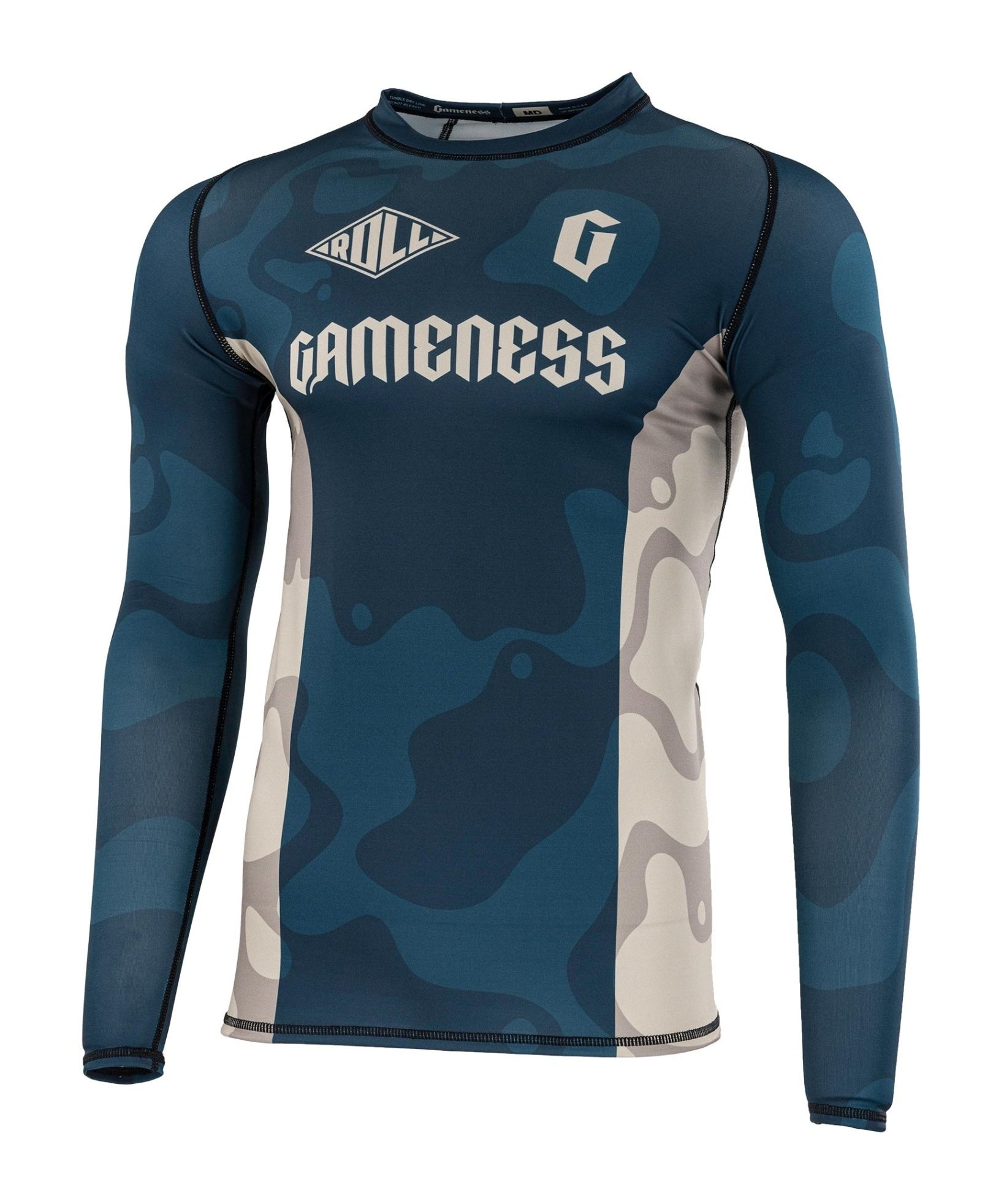 Gameness Men's Long Sleeved Meeting Of The Waters Rash Guard gameness-mens-long-sleeved-meeting-of-the-waters-rashguard-979968